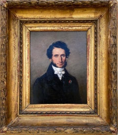 A firebrand gentleman, dashing male portrait with Legion of Honor, Ingres label 