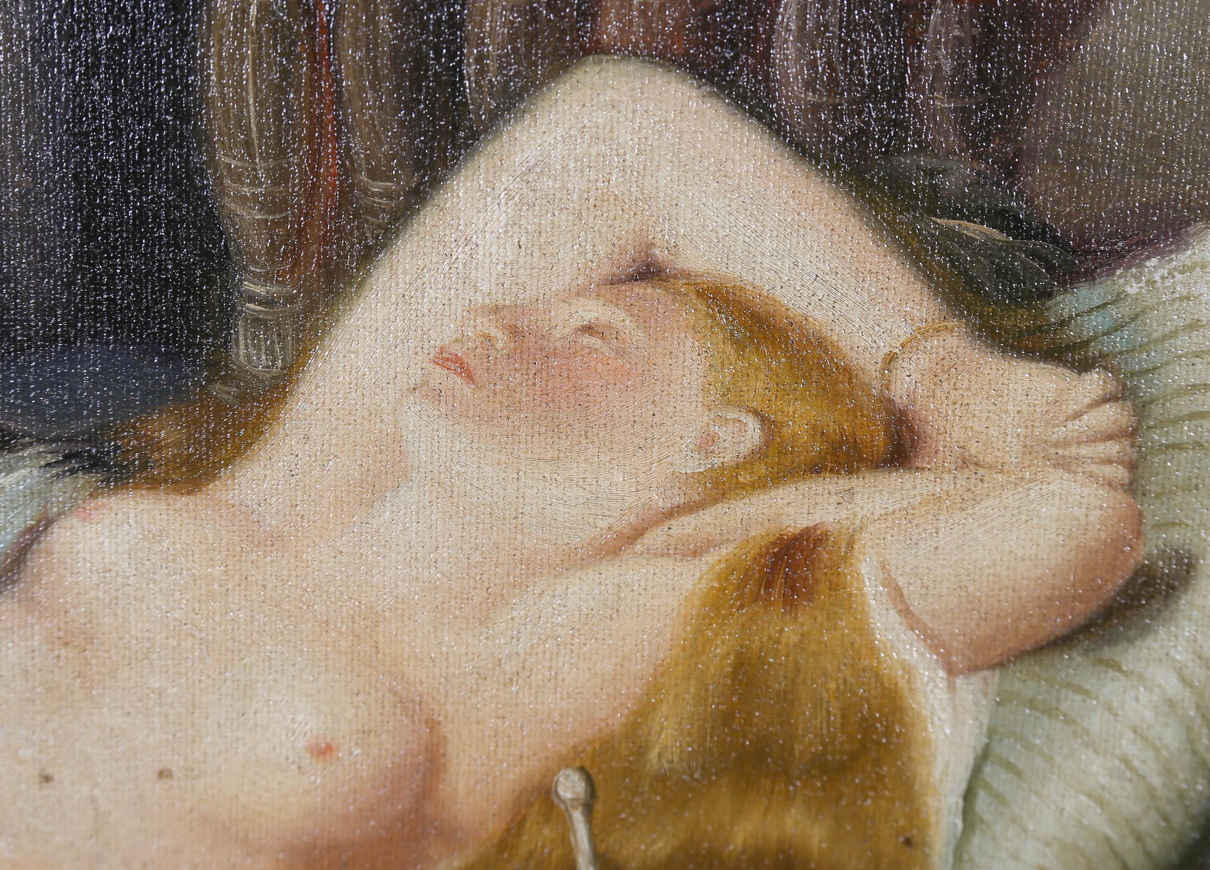 Dopo Jean-Auguste-Dominique Ingres - Olio del XX secolo, Odalisca 3