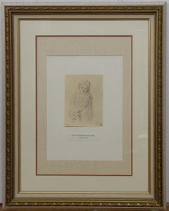 Framed Etching Print by Jean-Auguste-Dominique Ingres