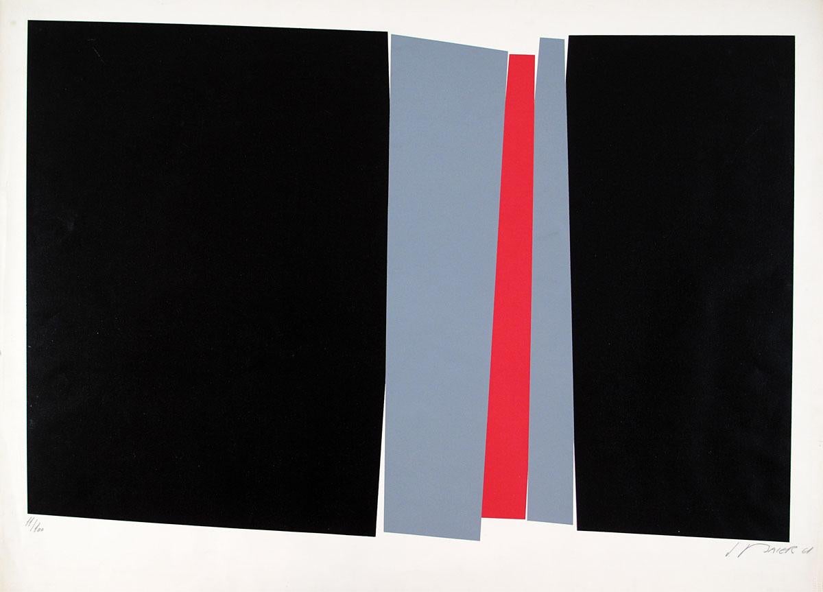 Jean Baier Abstract Print - Serigraphie