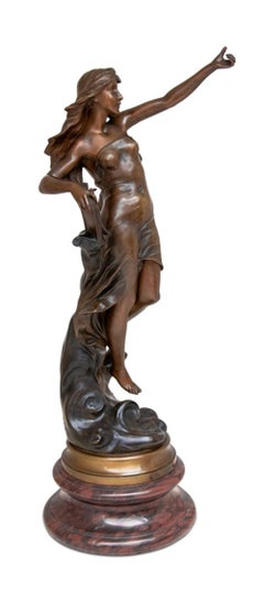 Jean-Baptise Germain "La Pensee" Patinated Bronze