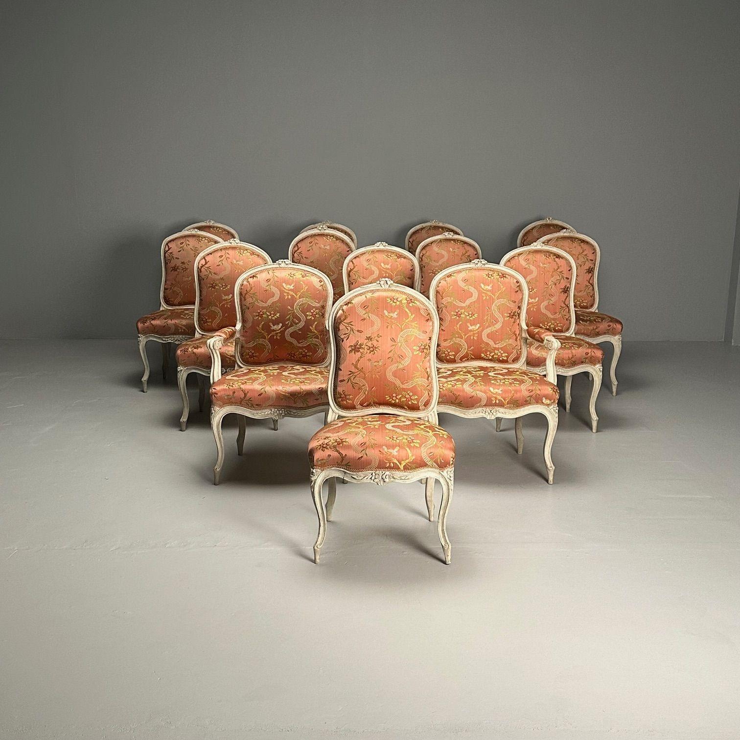 French Jean Baptist Cresson, Louis XV, 14 Dining Chairs, France, 18th C., Christies