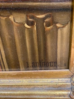 Jean Baptiste Anthony Oil on Panel, Signed J. Anthony l/r