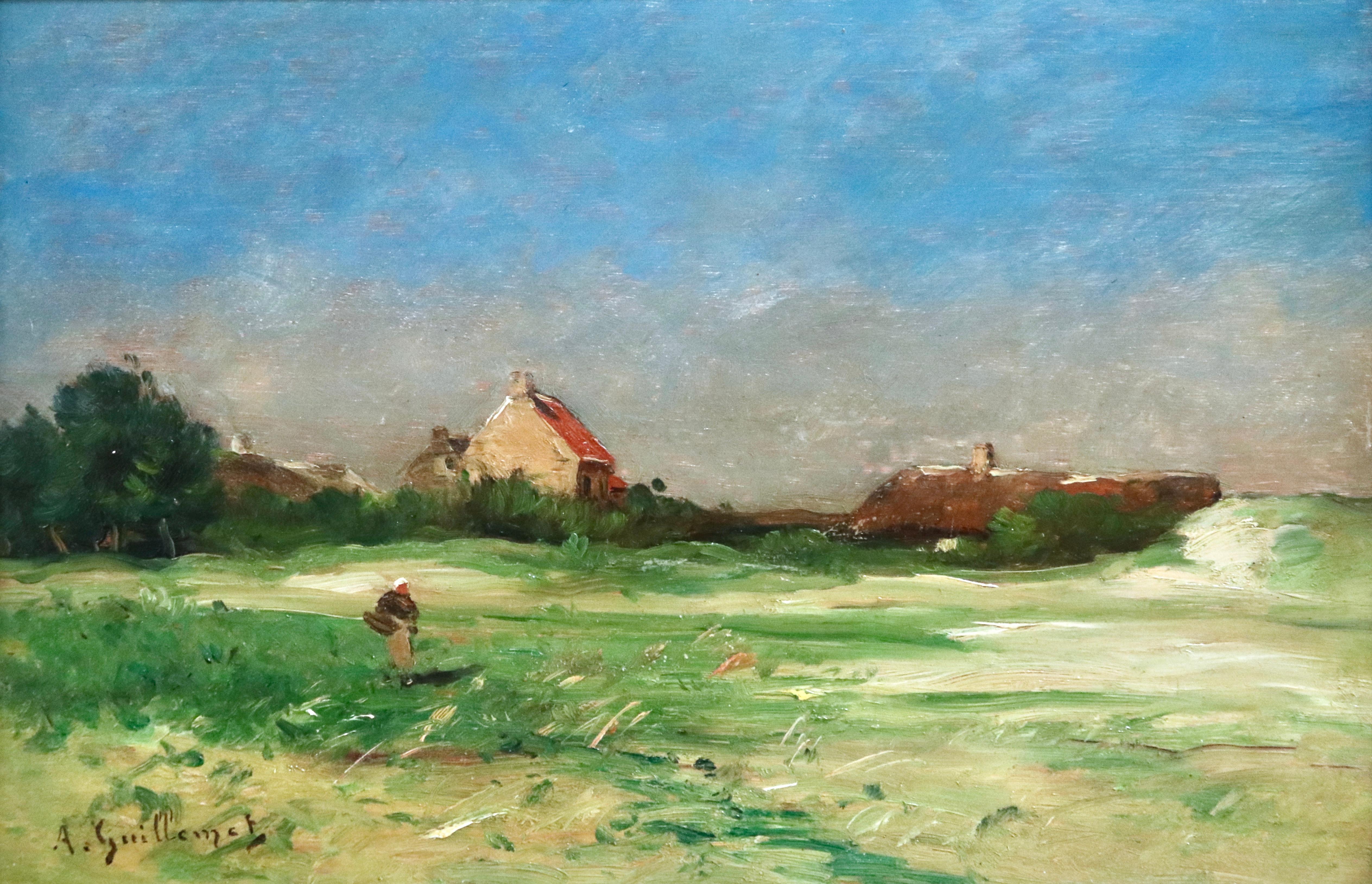 Jean Baptiste Antoine Guillemet Normandy 19th Century Oil Figures jean-baptiste-antoine-guillemet-normandy-19th-century-oil-figures