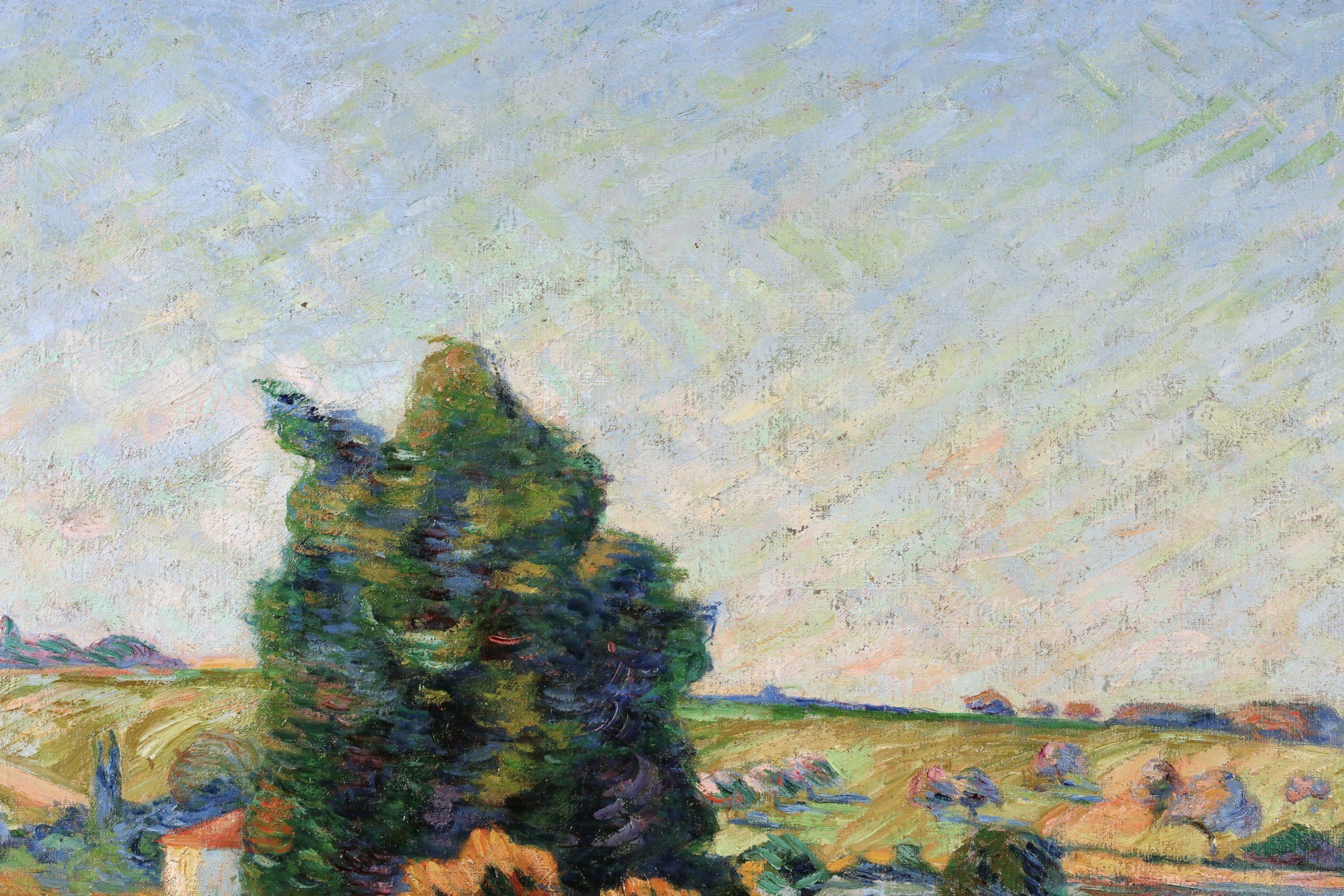 Les Meules - Impressionist Landscape Oil by Jean Baptiste Armand Guillaumin For Sale 7