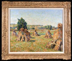 Les Meules - Impressionist Landscape Oil by Jean Baptiste Armand Guillaumin