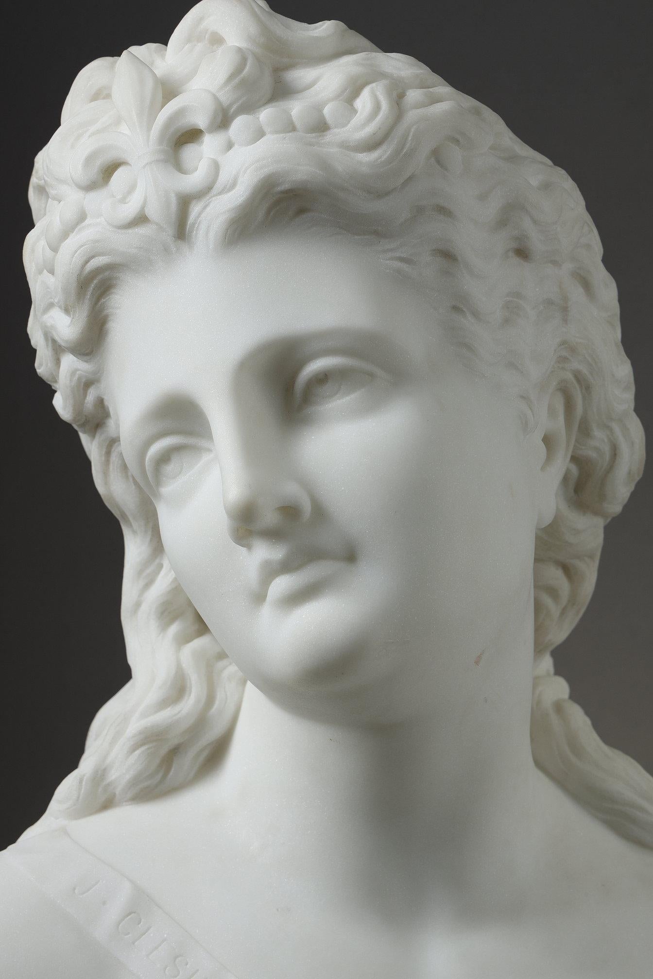 The Lily - École française Sculpture par Jean-Baptiste Auguste Clésinger