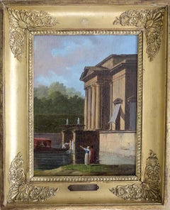 Jean-Baptiste Berlot - The landing at the palace For Sale at 1stDibs