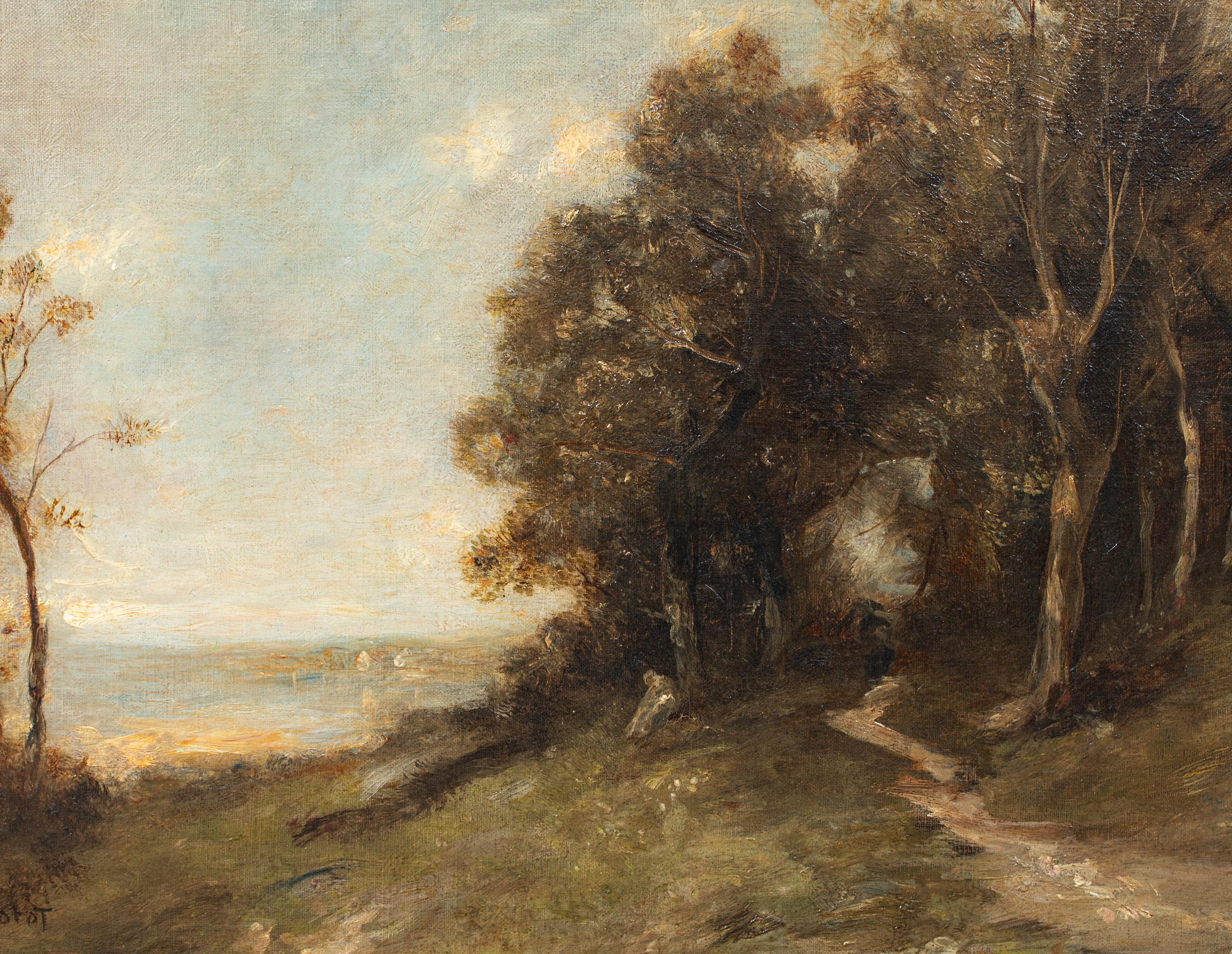 Paesaggio di Barbizon, XIX secolo  JEAN-BAPTISTE-CAMILLE COROT (1796-1875) 1