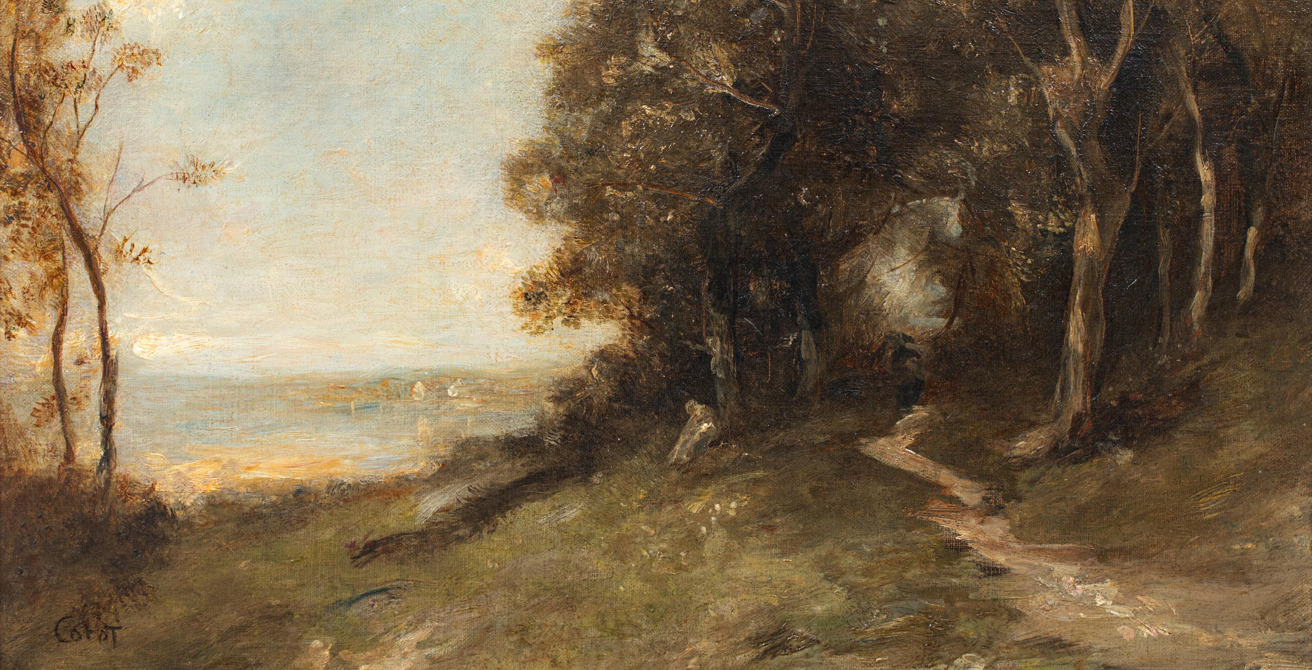 Paesaggio di Barbizon, XIX secolo  JEAN-BAPTISTE-CAMILLE COROT (1796-1875) 2