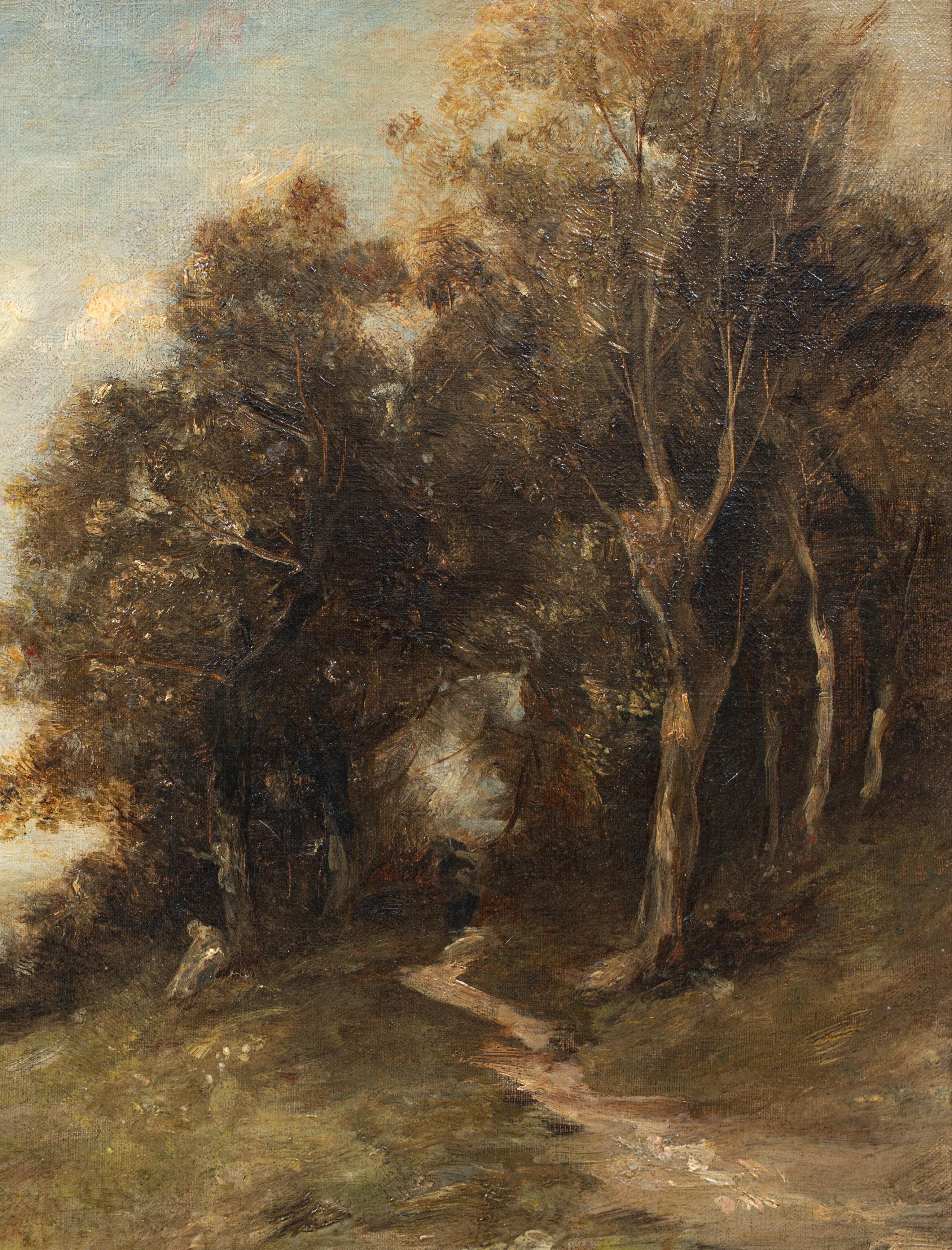Paesaggio di Barbizon, XIX secolo  JEAN-BAPTISTE-CAMILLE COROT (1796-1875) 3