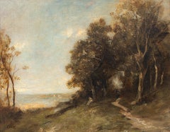 Paysage de Barbizon, 19e siècle  Jean-BAPTISTE-CAMILLE COROT (1796-1875)  