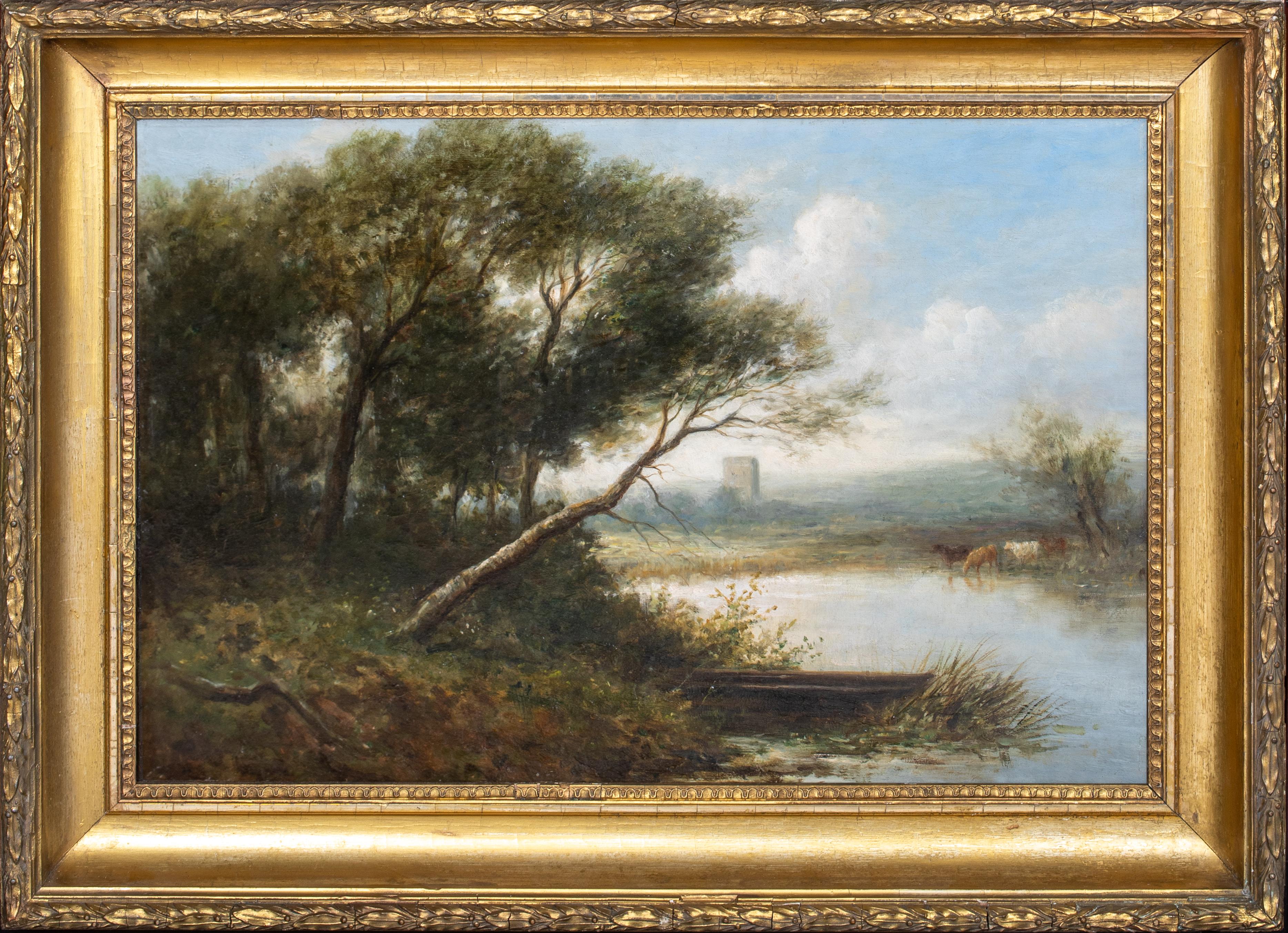 Barbizon River Landscape, 19th Century