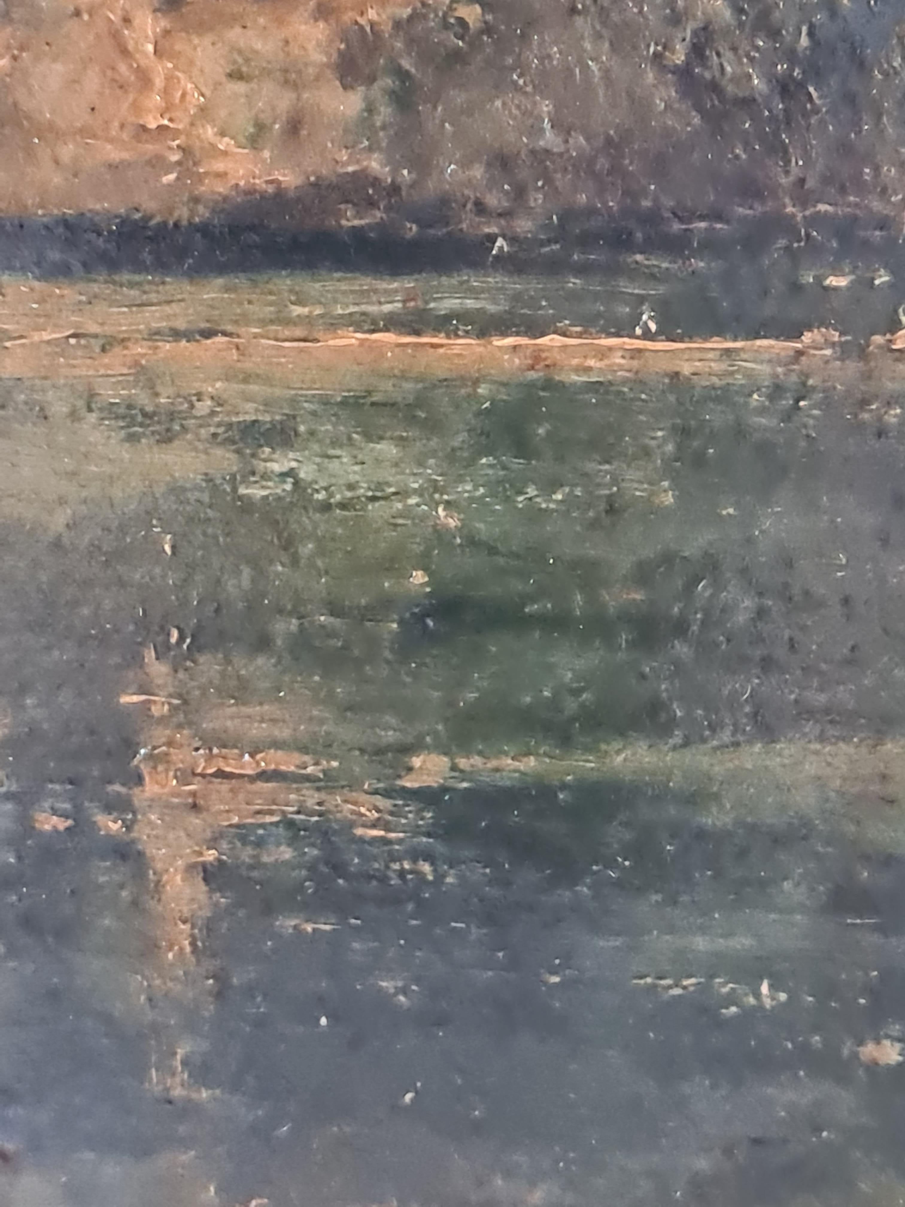 Impressionistische Flusslandschaft der Schule von Barbizon, Anhänger von Camille Corot im Angebot 1
