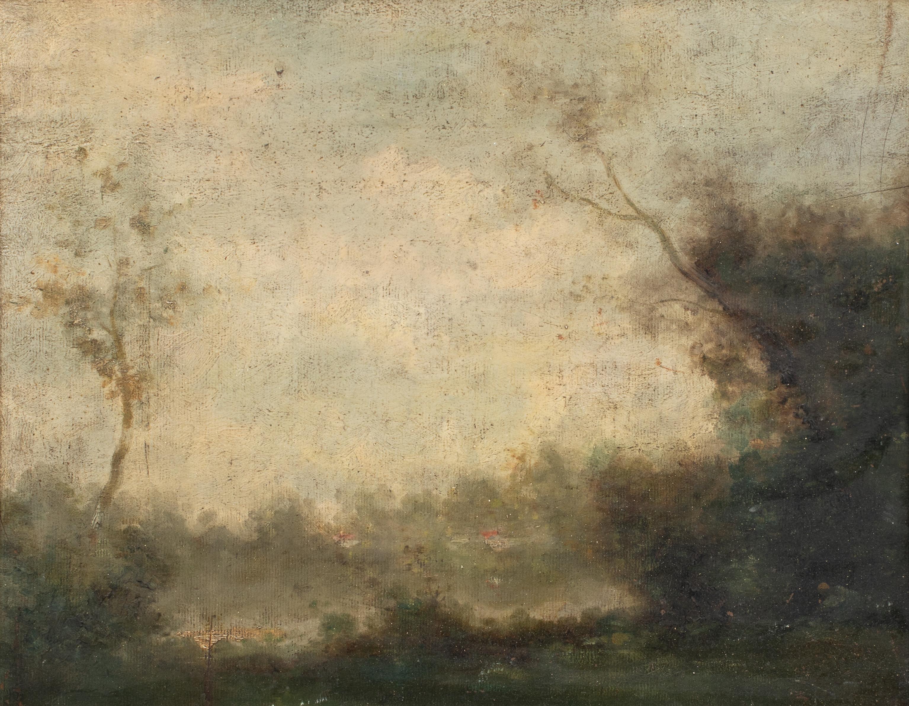 Landscape, 19th Century - Painting by Jean-Baptiste-Camille Corot