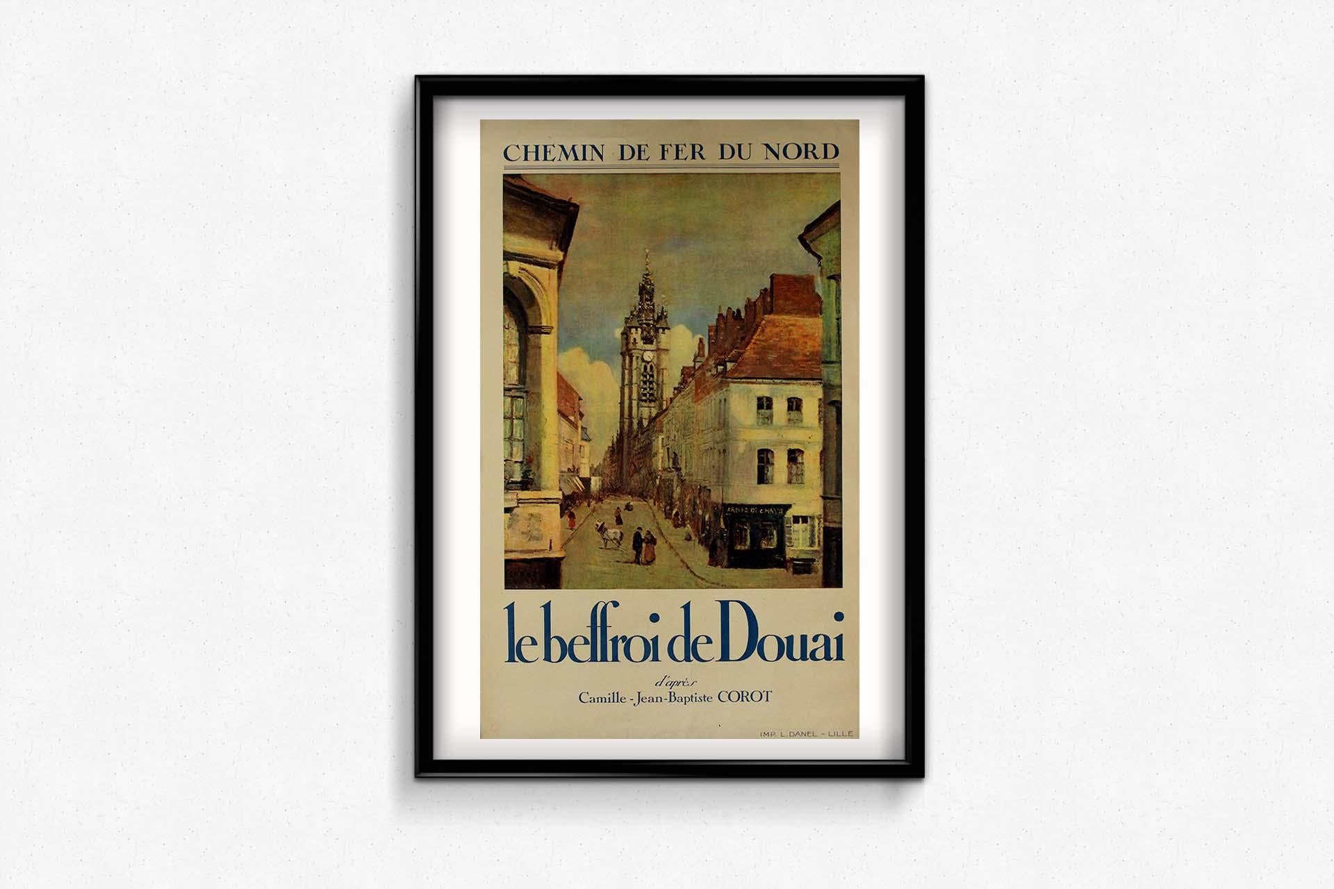In the 1930s, Corot, a notable artist of the era, crafted a captivating poster for 
