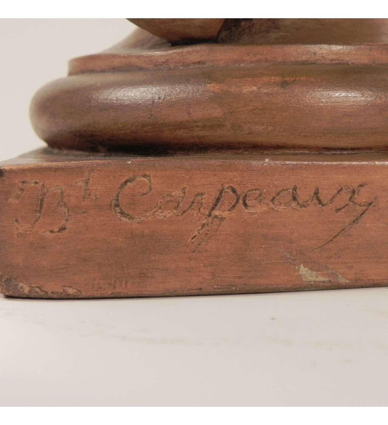 Carpeaux Jean-Baptiste (1827-1875)+ Terracota Colada, Francine en venta 1