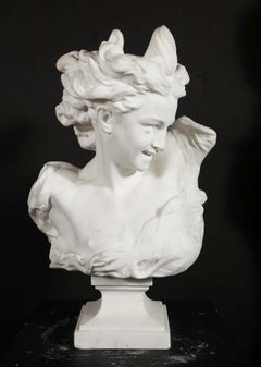 Jean-Baptiste Carpeaux (French, 1827–1875) Marble Bust of "Genie De La Danse"