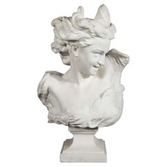 Jean-Baptiste Carpeaux (French, 1827–1875) Marble Bust of "Genie De La Danse"