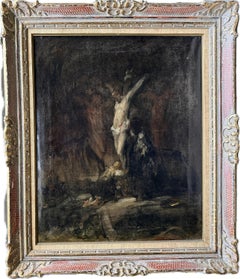 Christ on the Cross, Mary Magdalene and the Virgin at His Feet