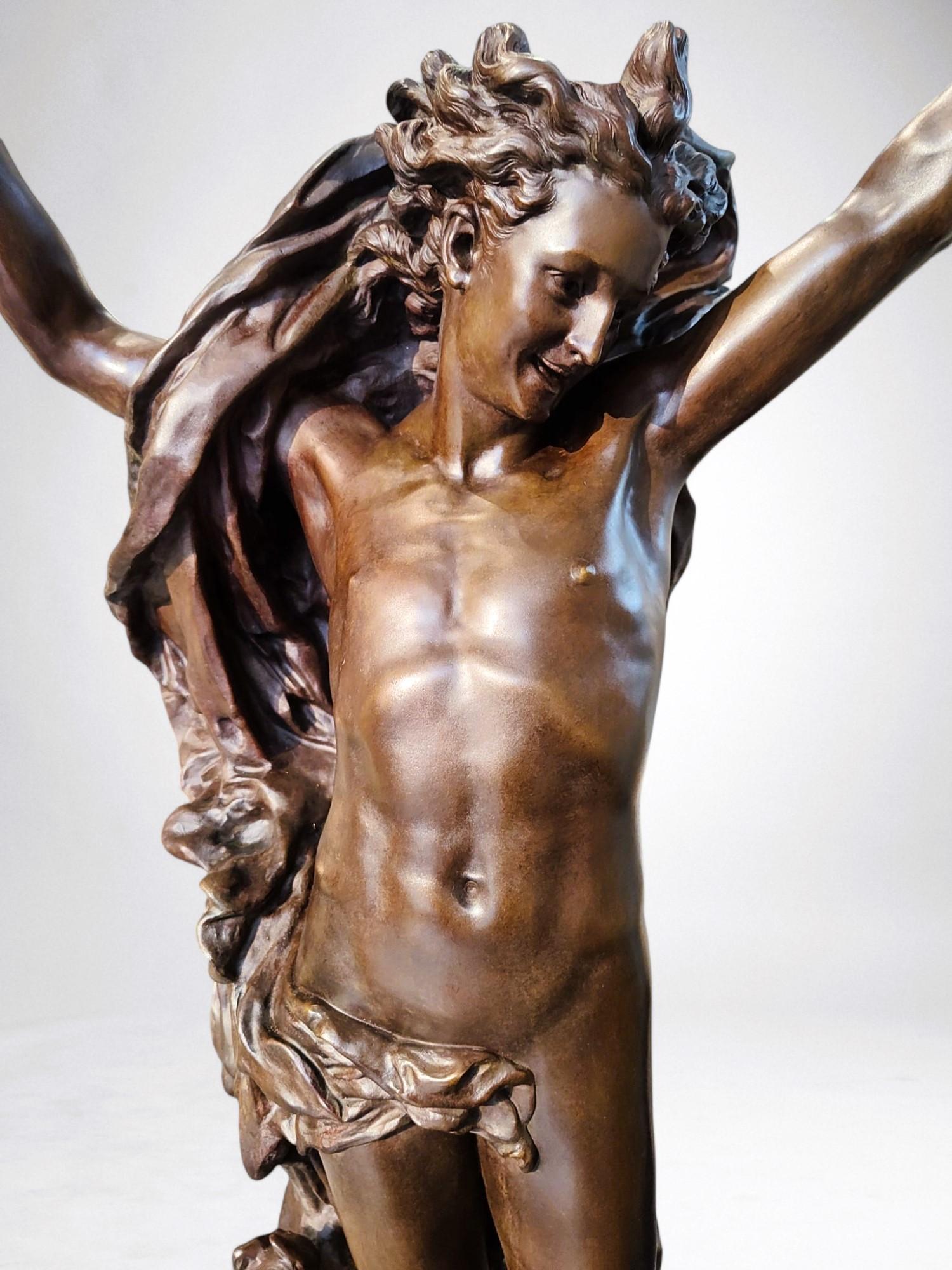 The Spirit of Dance – Monumental Bronze Sculpture by Jean-Baptiste Carpeaux For Sale 8