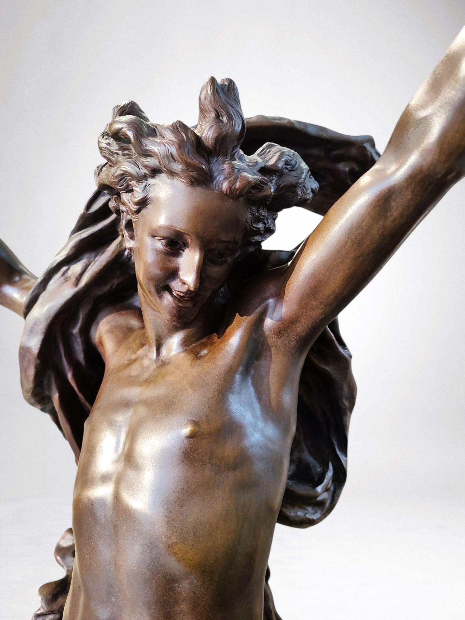 The Spirit of Dance – Monumental Bronze Sculpture by Jean-Baptiste Carpeaux For Sale 1