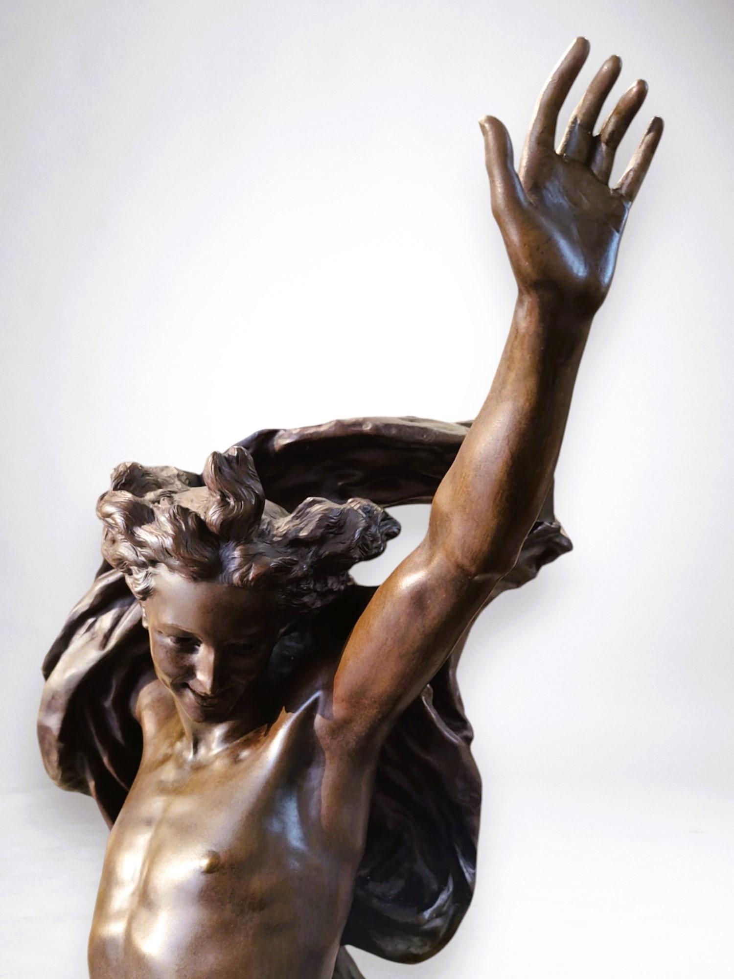 The Spirit of Dance – Monumental Bronze Sculpture by Jean-Baptiste Carpeaux For Sale 2