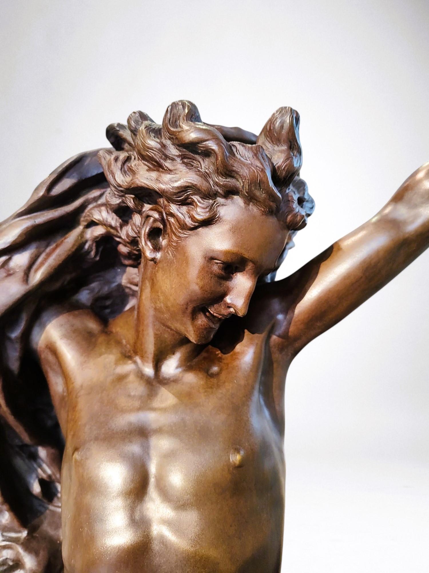 The Spirit of Dance – Monumental Bronze Sculpture by Jean-Baptiste Carpeaux For Sale 5