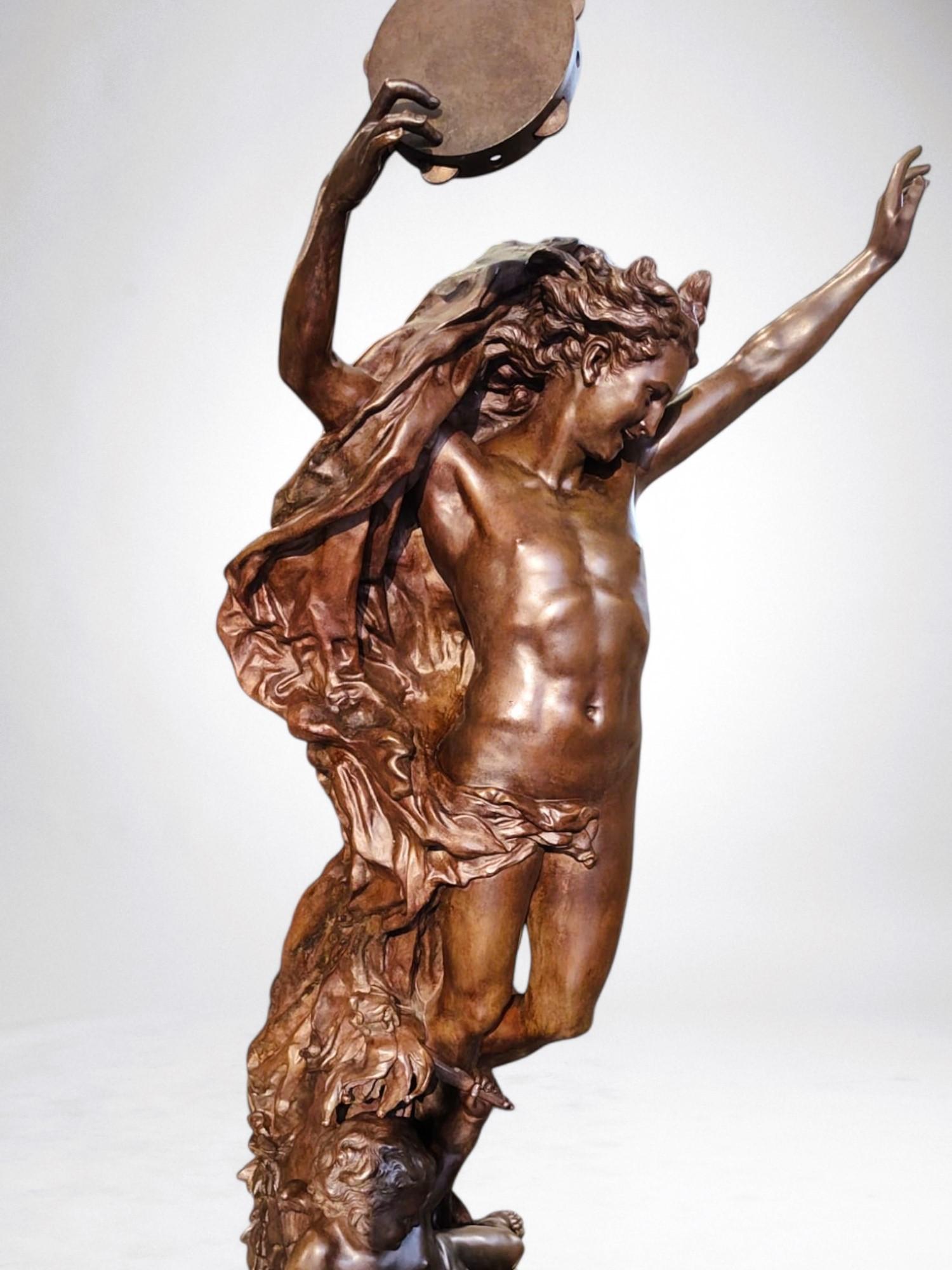 The Spirit of Dance – Monumental Bronze Sculpture by Jean-Baptiste Carpeaux For Sale 6
