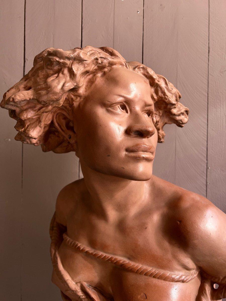 Why Born a Slave (Replica after the original work) - Sculpture by Jean-Baptiste Carpeaux (1827-1875)