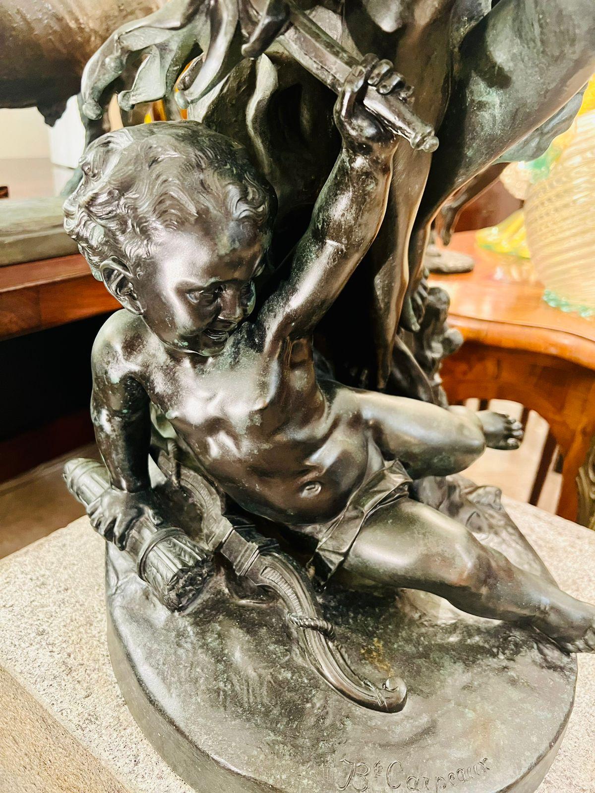 Fin du XIXe siècle Grand bronze de Jean-Baptiste Carpeaux 1872 « Le génie de la Danse » français. en vente