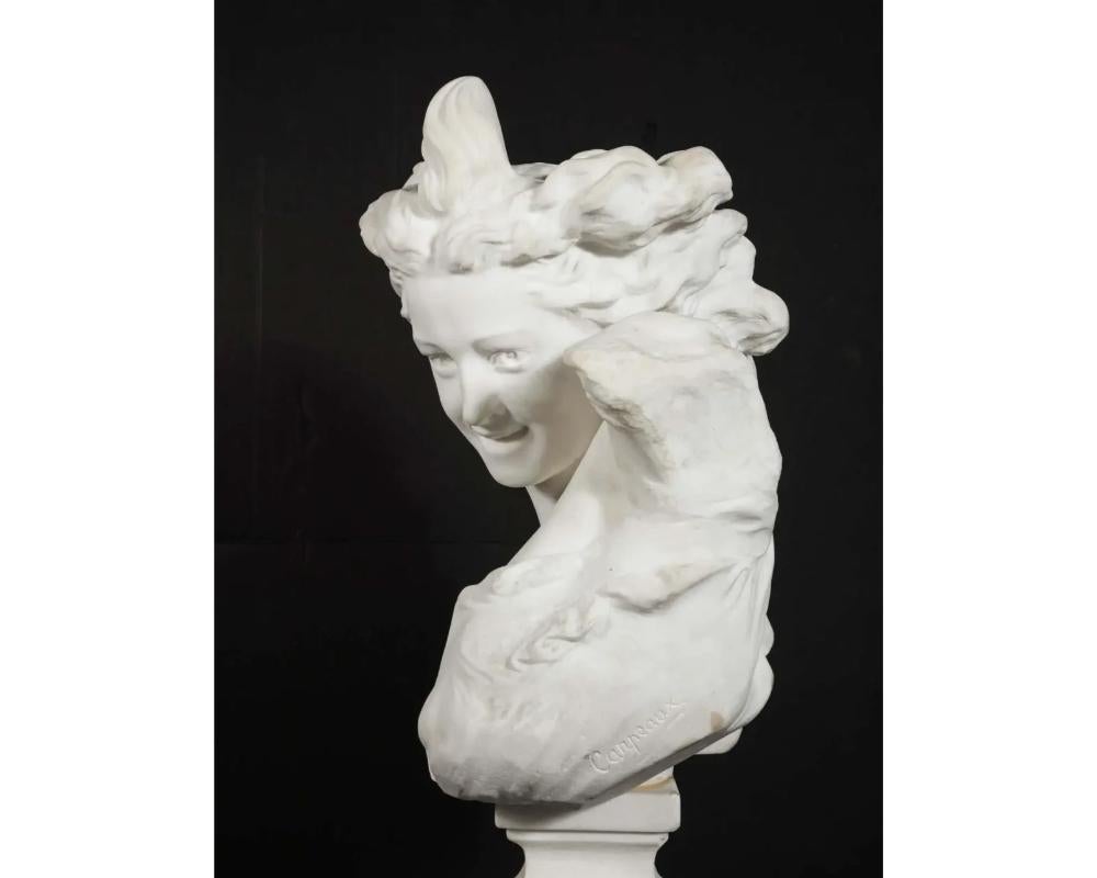 Jean-Baptiste Carpeaux (French, 1827–1875) Marble Bust of 