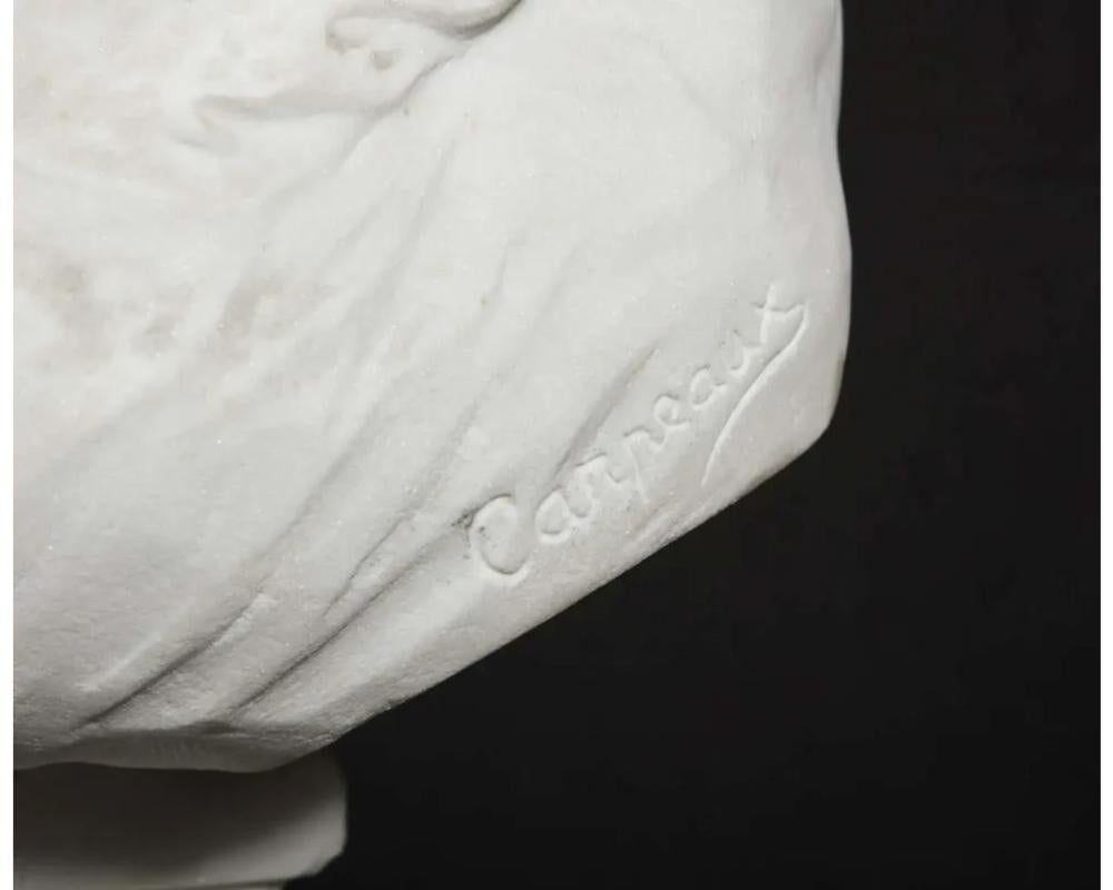 Jean-Baptiste Carpeaux (French, 1827–1875) Marble Bust of 