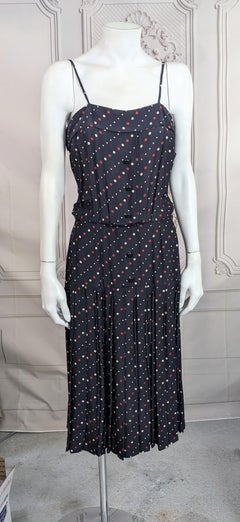 Jean Baptiste Caumont Silk Crepe Day Dress