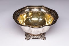 Jean Baptiste Claude Odiot Sterling Silver Gilded Center Bowl