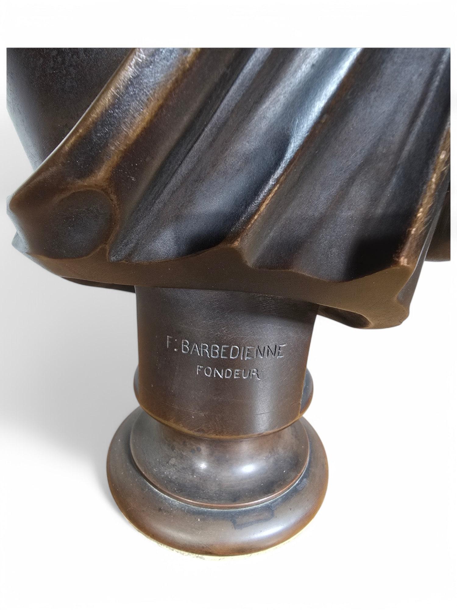 Bronzo Jean-Baptiste Clesinger (1814-1883) Busto in bronzo, 