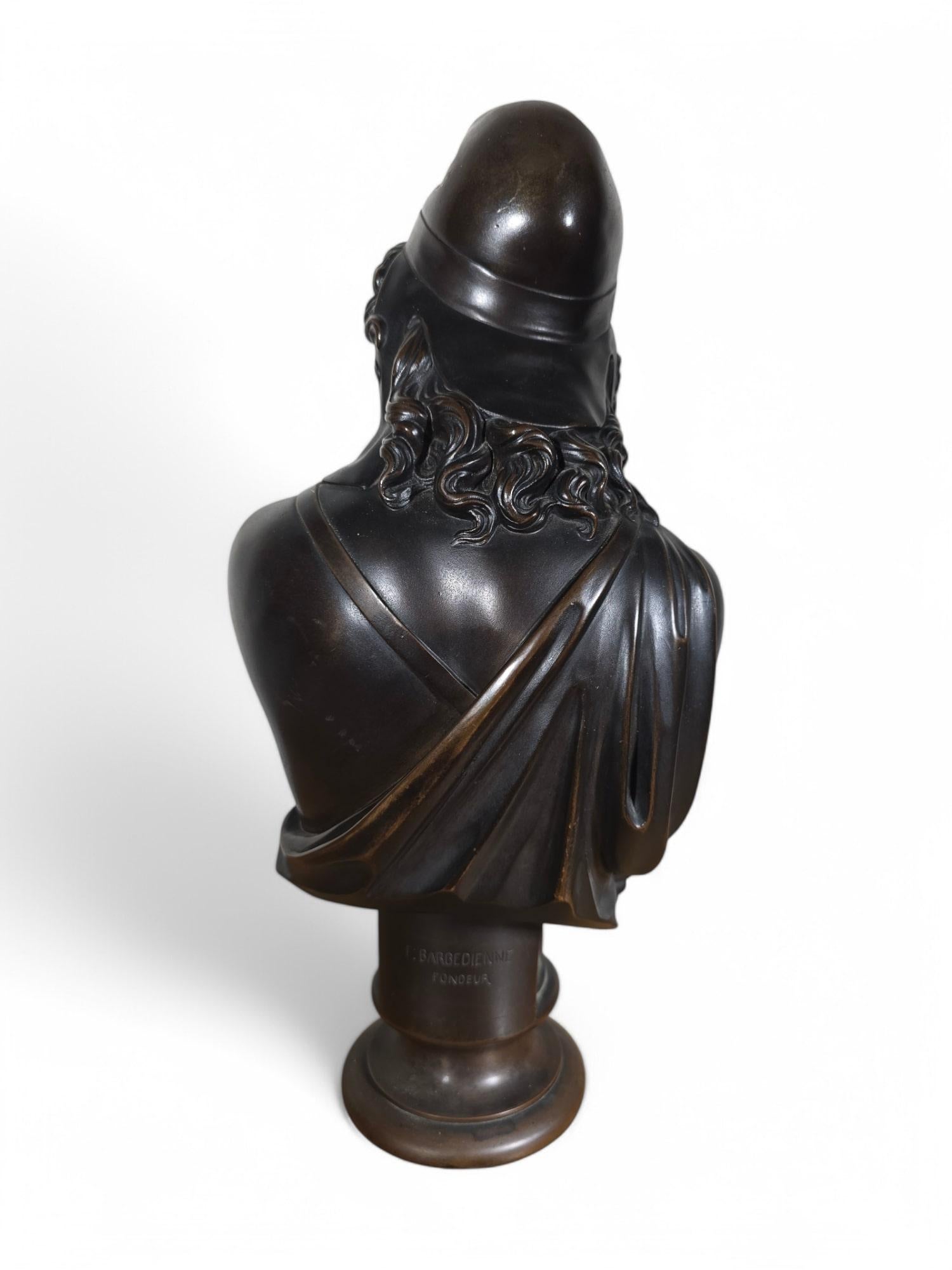Jean-Baptiste Clesinger (1814-1883) Busto in bronzo, 