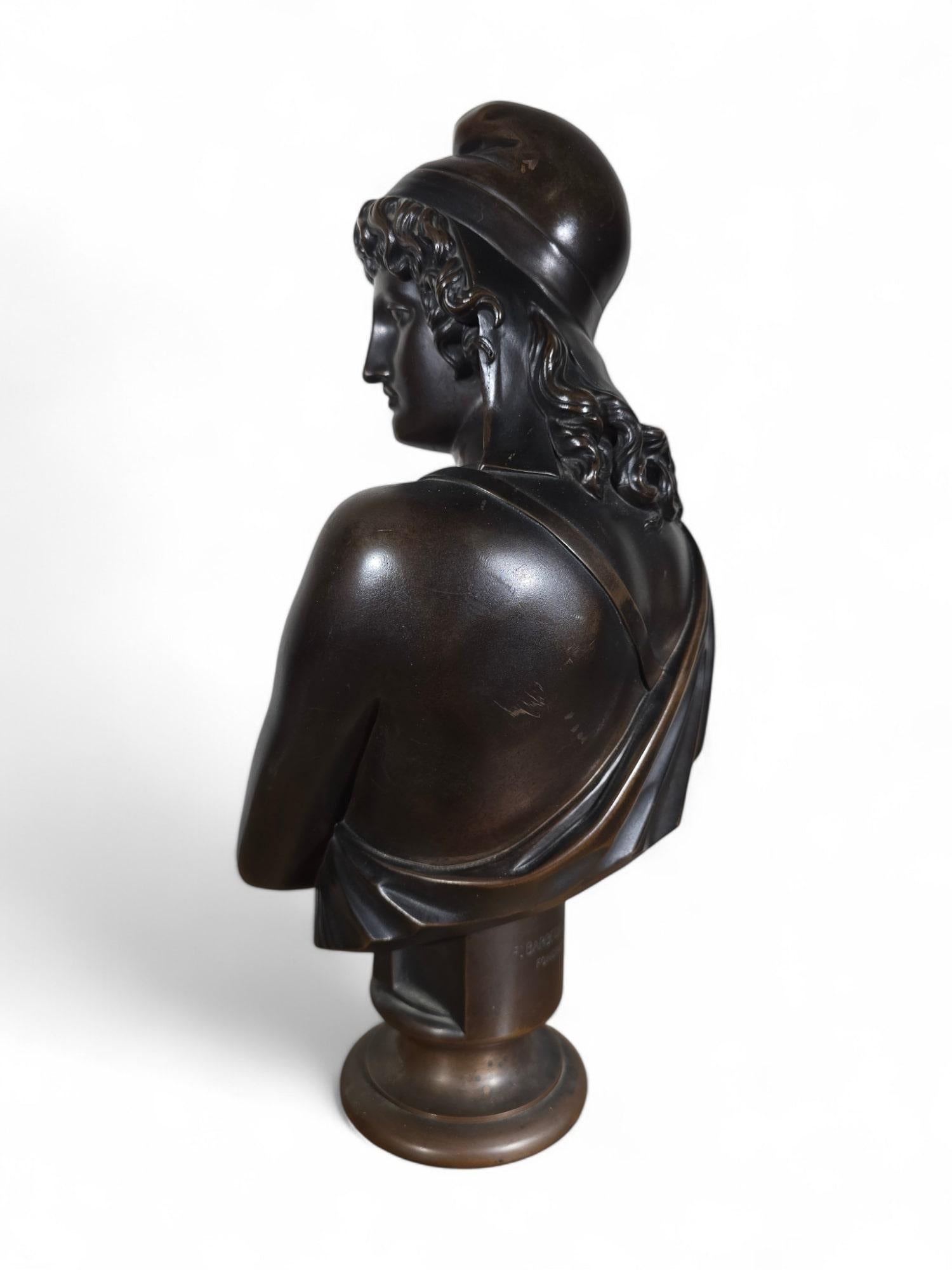 Jean-Baptiste Clesinger (1814-1883) Busto in bronzo, 