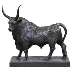 Jean-Baptiste Clesinger (Français, 1814-1883) Taureau Romain