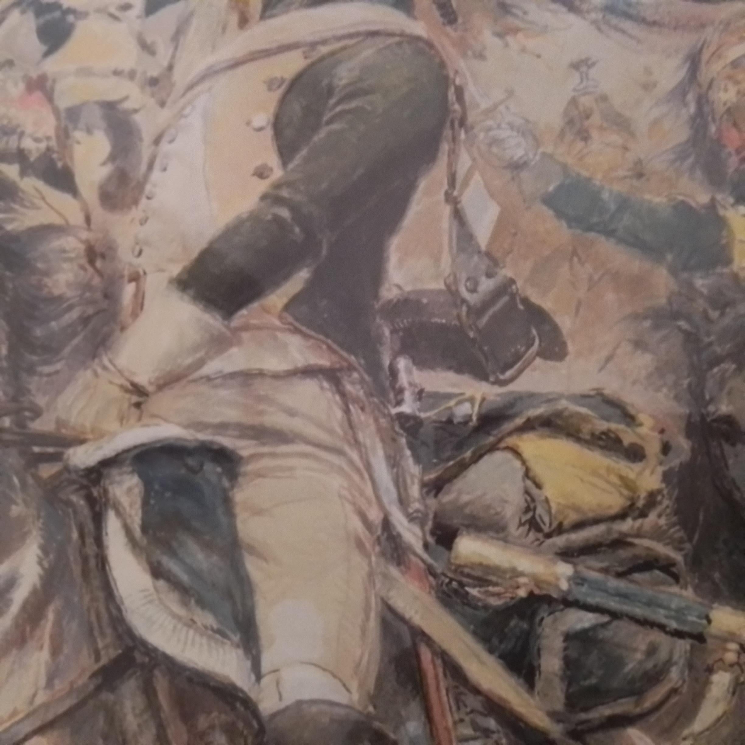 Kavallerieangriff 1. Kaiserreich - Edouard Detaille - Französische Kunst im Angebot 5