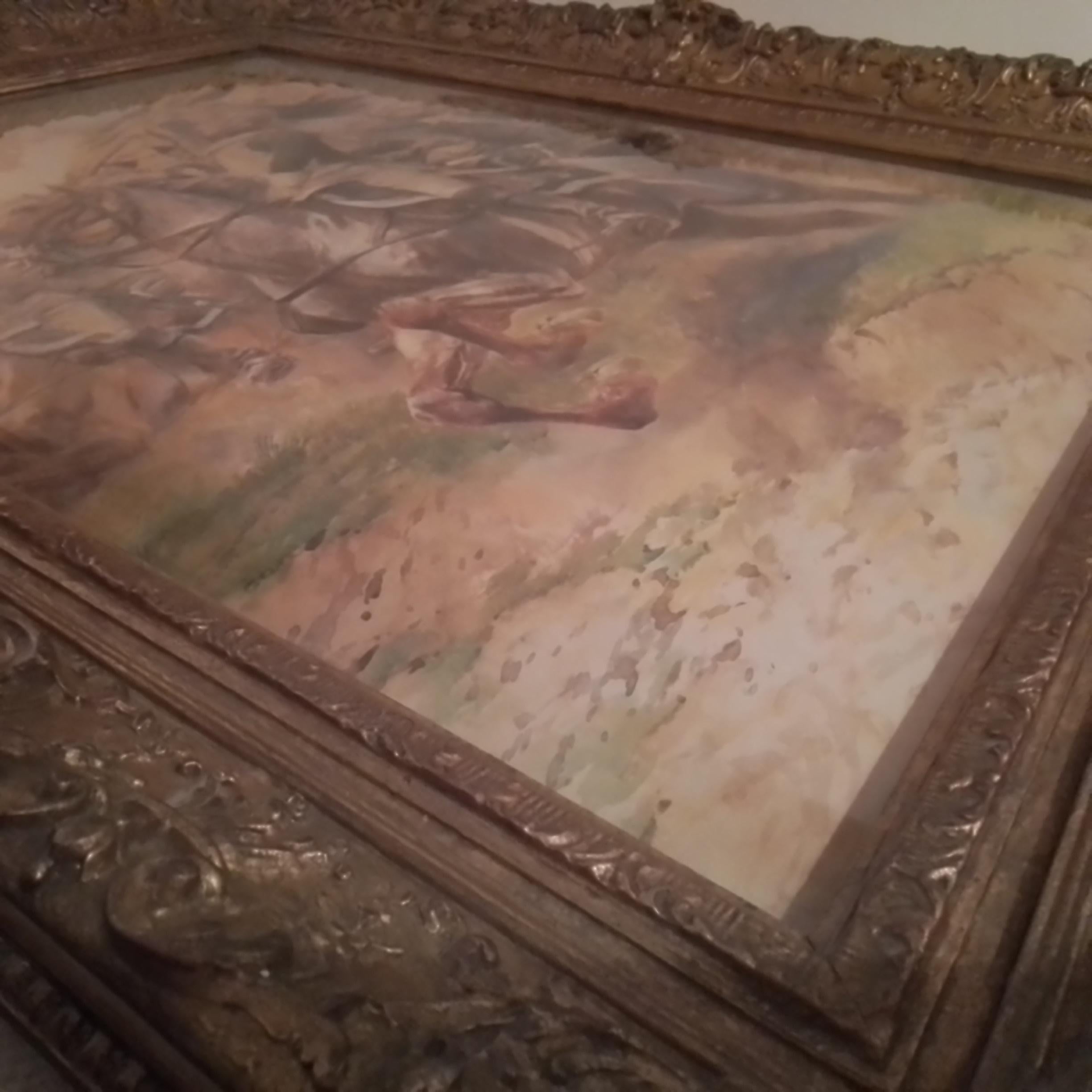 Kavallerieangriff 1. Kaiserreich - Edouard Detaille - Französische Kunst im Angebot 7