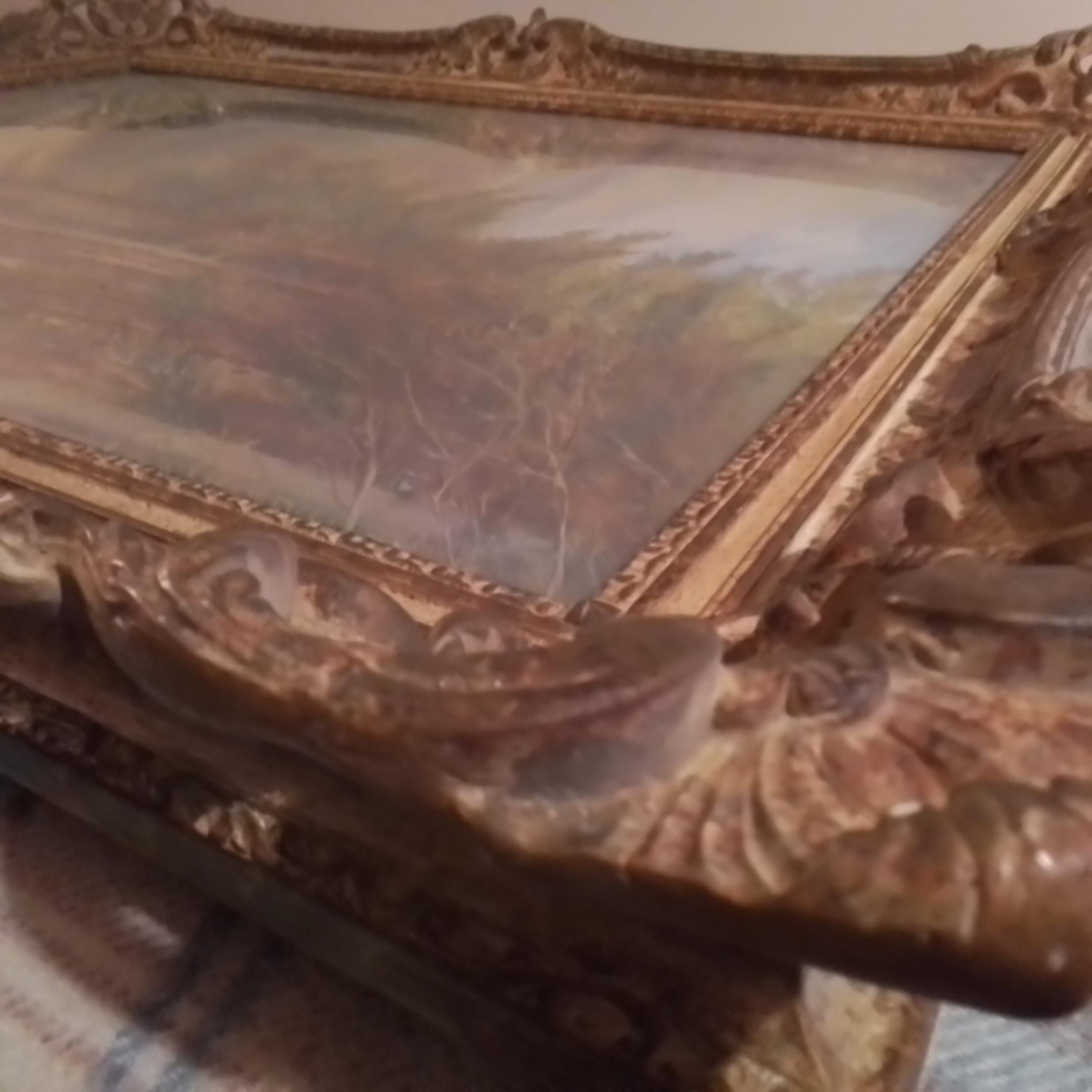 Vintage french art painting by Edouard Detaille - tempera on carton - signed. For Sale 7