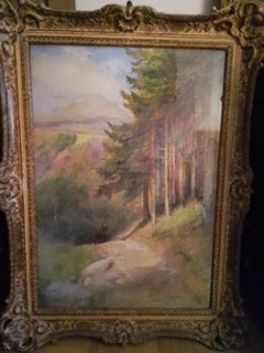 Quadro d'arte francese d'epoca di Edouard Detaille - tempera su cartone - firmato.