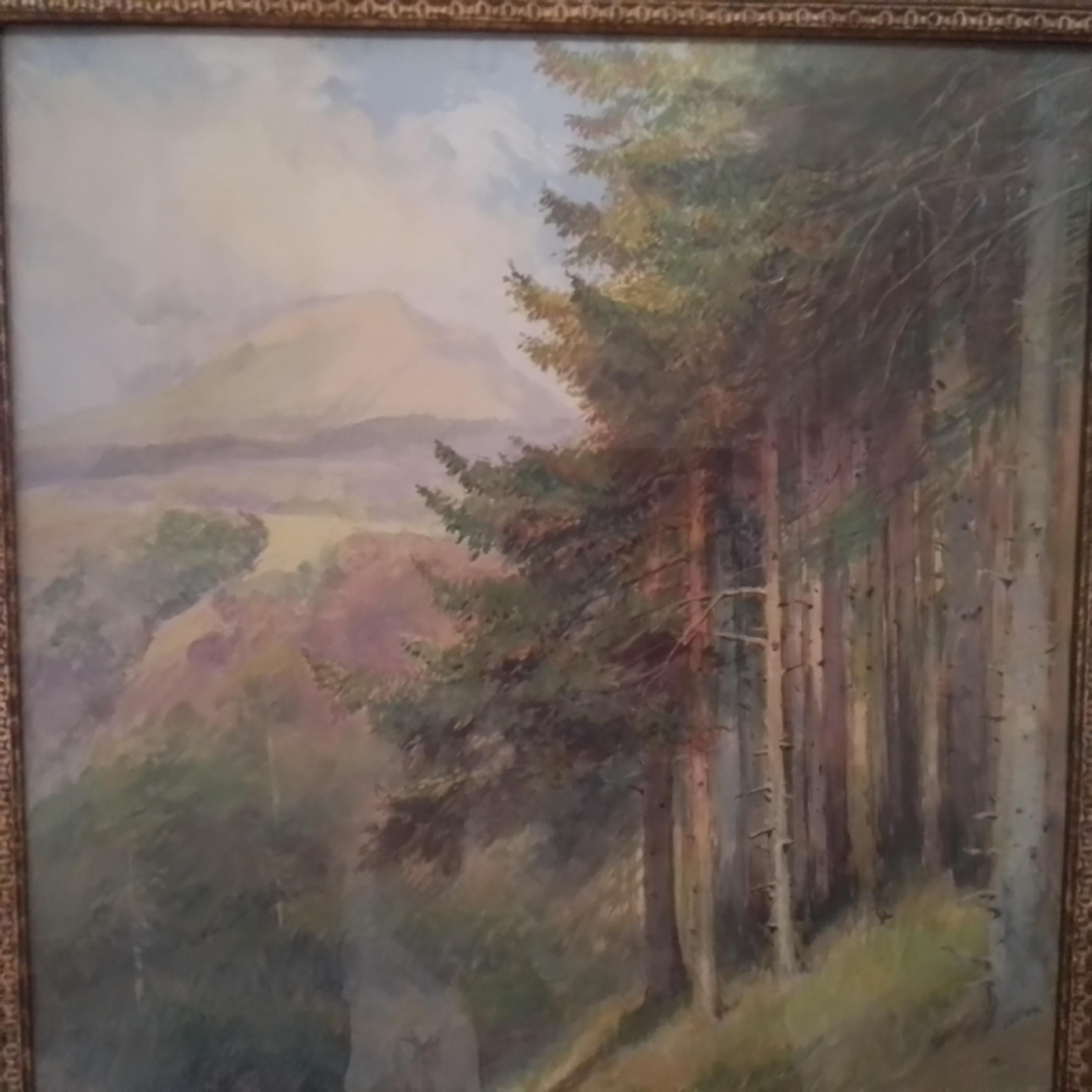 Vintage french art painting by Edouard Detaille - tempera on carton - signed. For Sale 4