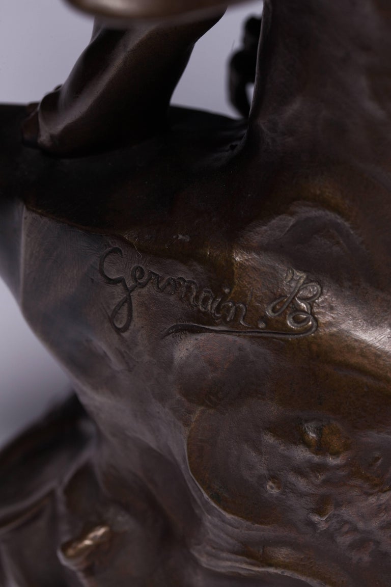 JeanBaptiste Germain French 18411910 Le Génie Du Feu For Sale at