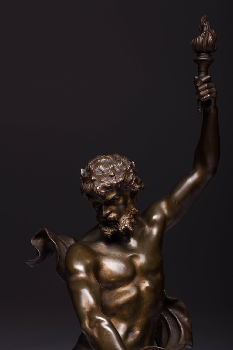 JeanBaptiste Germain French 18411910 Le Génie Du Feu For Sale at 1stDibs