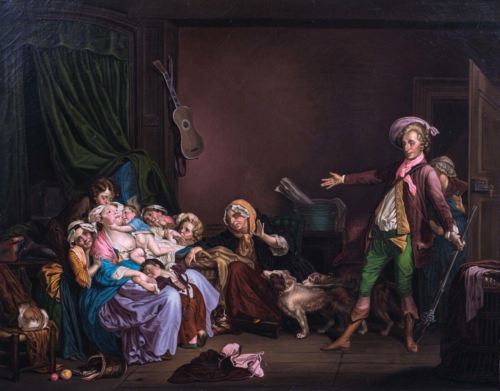 Jean-Baptiste Greuze Portrait Painting - Father Returns, 18th Century 