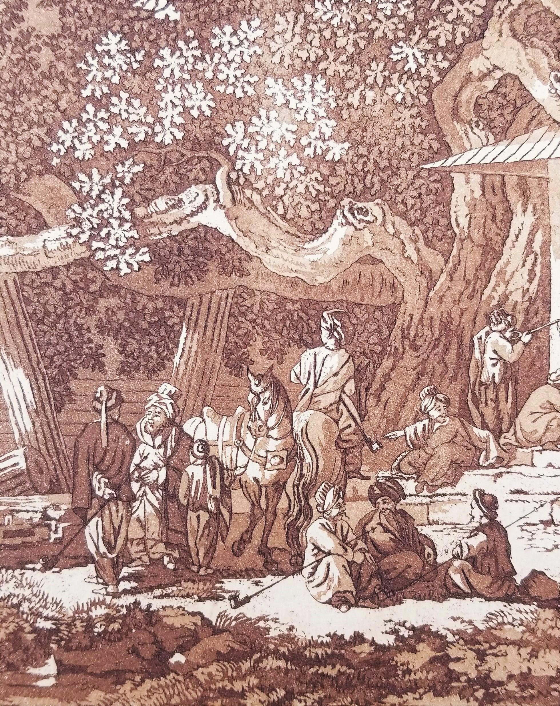 Ahorn auf Kos (Vue de la Place Publique de Cos) /// Plane Tree of Hippocrates For Sale 4
