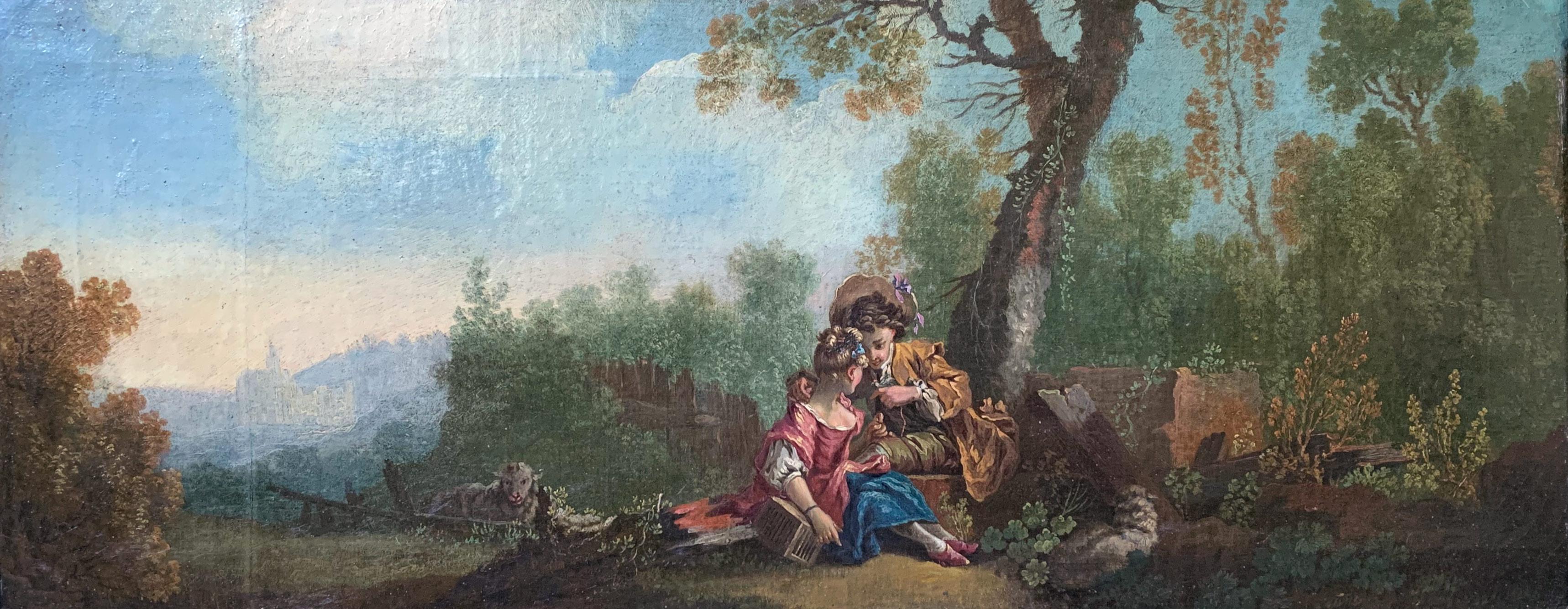 Scène Pastorale Jean Baptiste Huet (1745/1811) Entourage For Sale 1