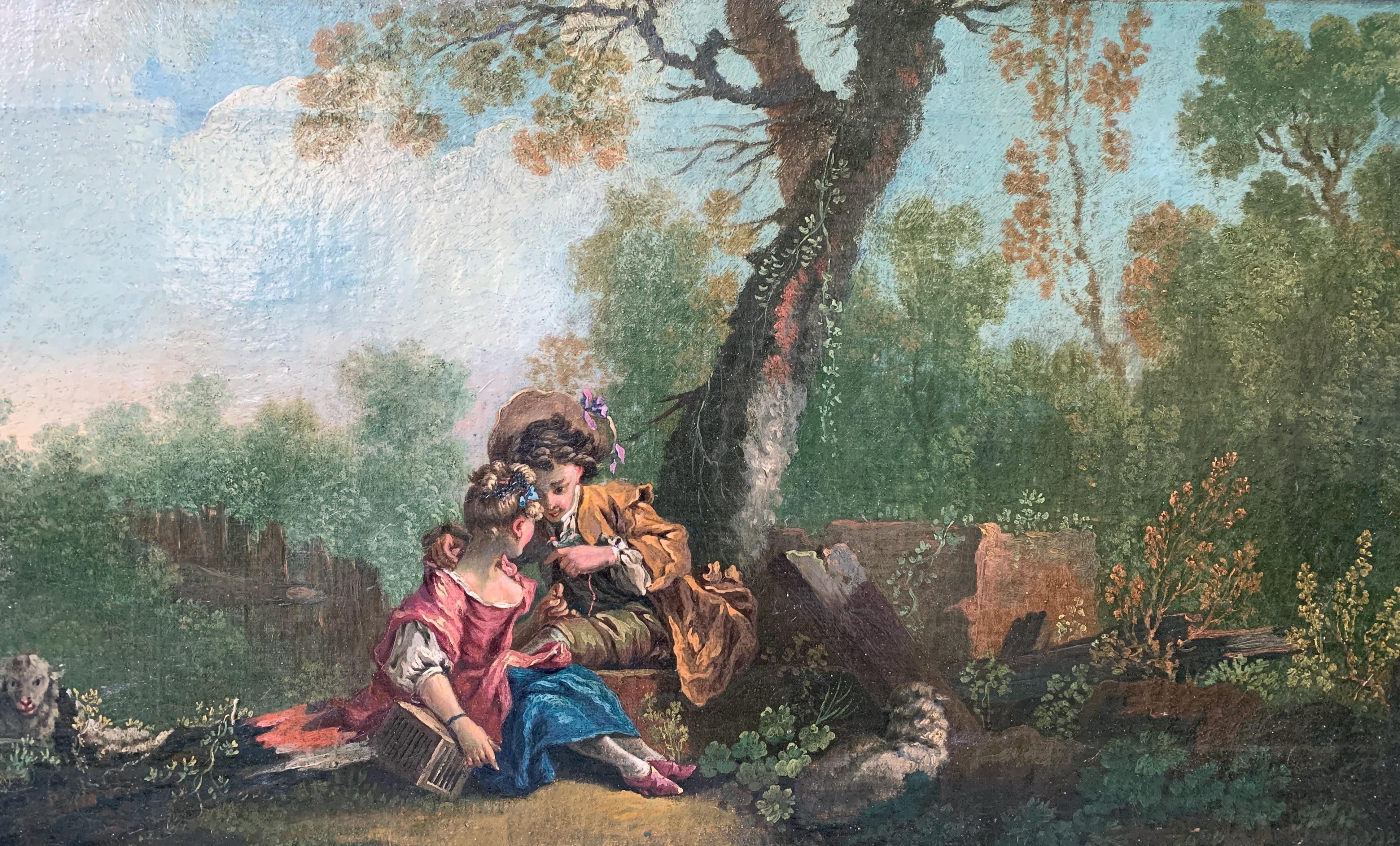 Scène Pastorale Jean Baptiste Huet (1745/1811) Entourage For Sale 2